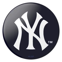 New York Yankees logo, monochrome icon version, on a transparent background