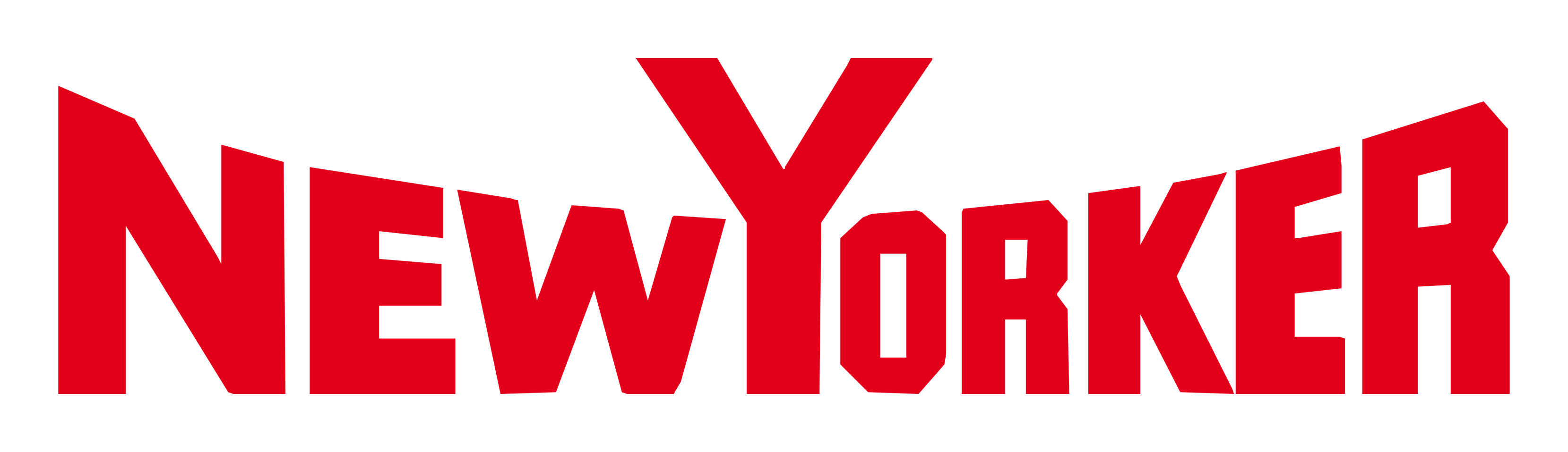 New Yorker logo on a transparent background