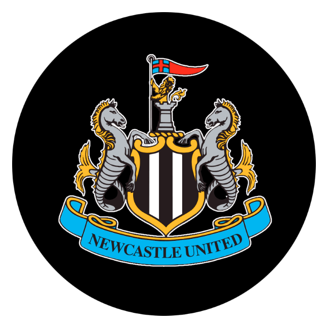 Newcastle United logo on a transparent background
