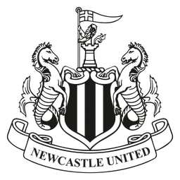 Newcastle logo, black icon version, on a transparent background