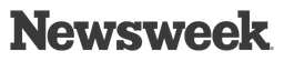 Logo Newsweek, version logotype noir, sur fond transparent