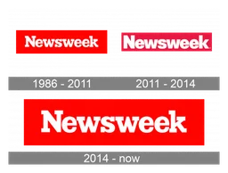 Logo Newsweek, version horizontal, sur fond transparent