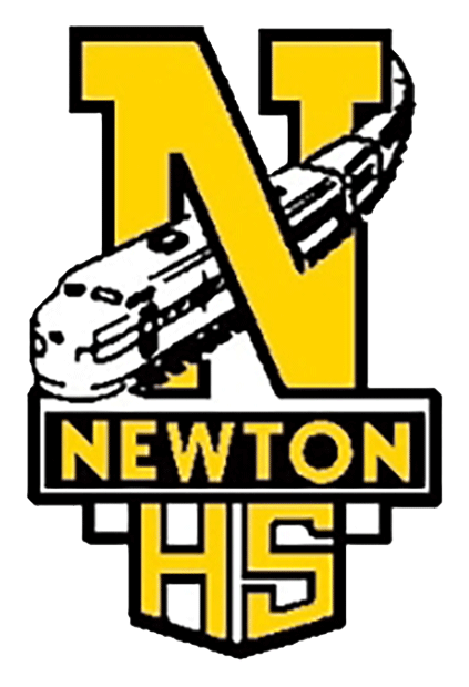 Newton logo, horizontal version, on a transparent background