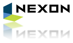 Nexon logo, horizontal version, on a transparent background