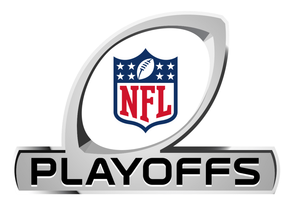 NFL Playoffs logo on a transparent background