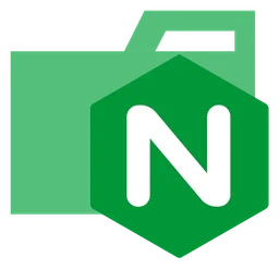 Nginx logo, icon version, on a transparent background