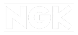 NGK logo, white wordmark version, on a transparent background