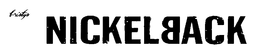 Nickelback logo, black wordmark version, on a transparent background