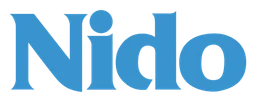 Nido logo, wordmark version, on a transparent background