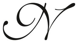 Nightwish logo, black version, on a transparent background