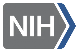 Nih logo, horizontal version, on a transparent background
