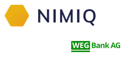 Nimiq logo, horizontal version, on a transparent background