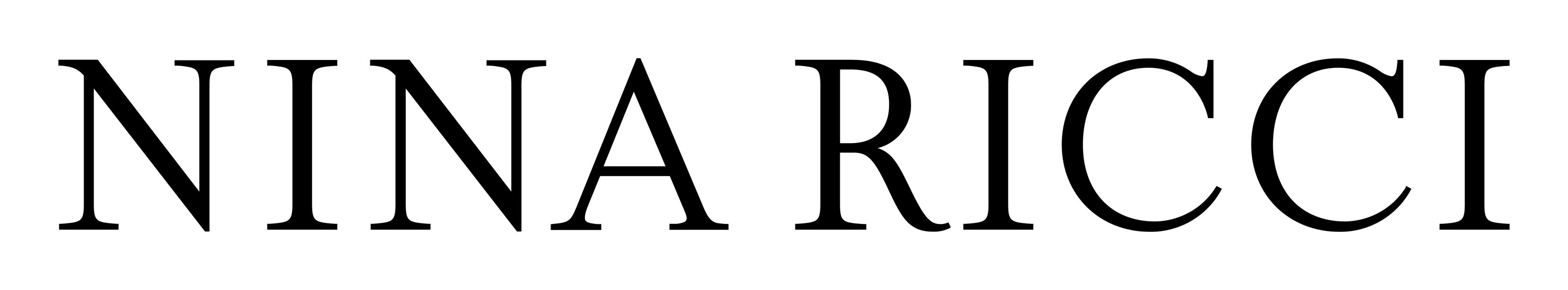 Nina Ricci logo on a transparent background