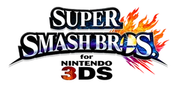 Nintendo 3ds logo, horizontal version, on a transparent background