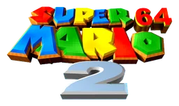 Nintendo 64 logo, horizontal version, on a transparent background