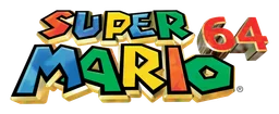 Nintendo 64 logo, wordmark version, on a transparent background