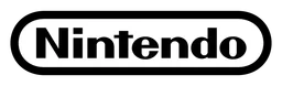 Nintendo logo, monochrome wordmark version, on a transparent background