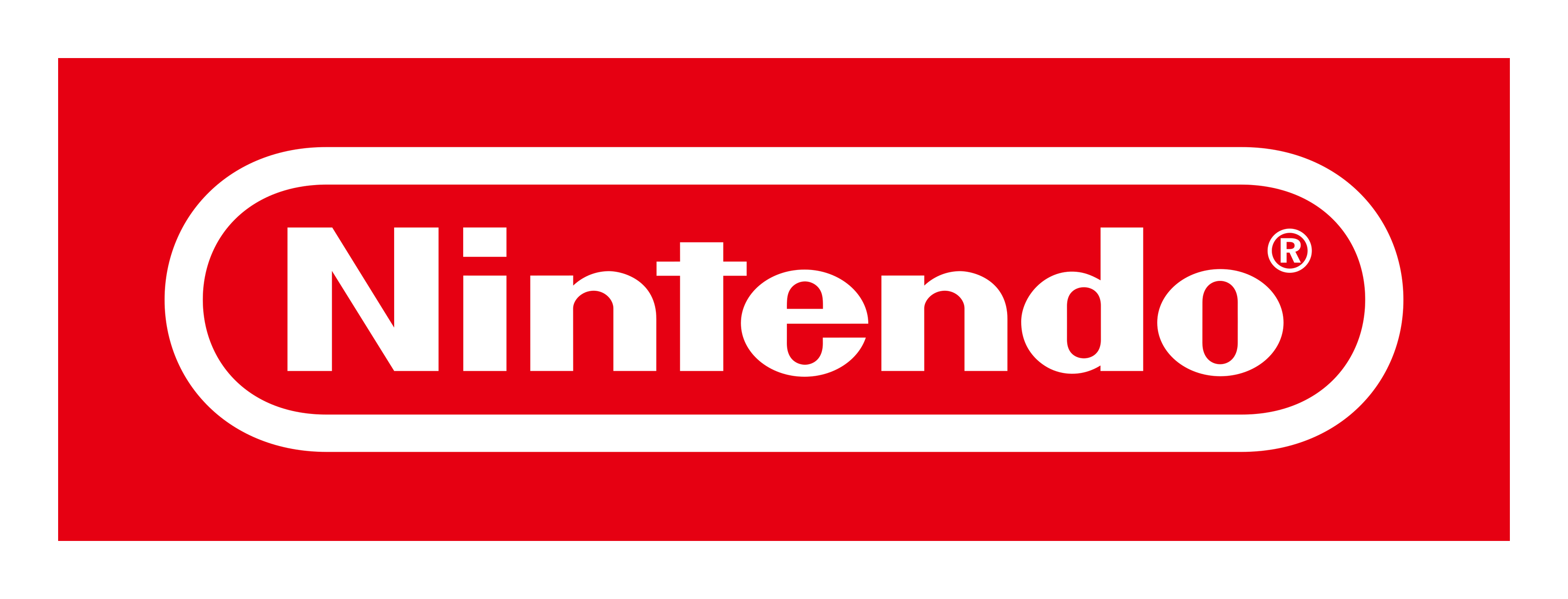 Nintendo logo on a transparent background
