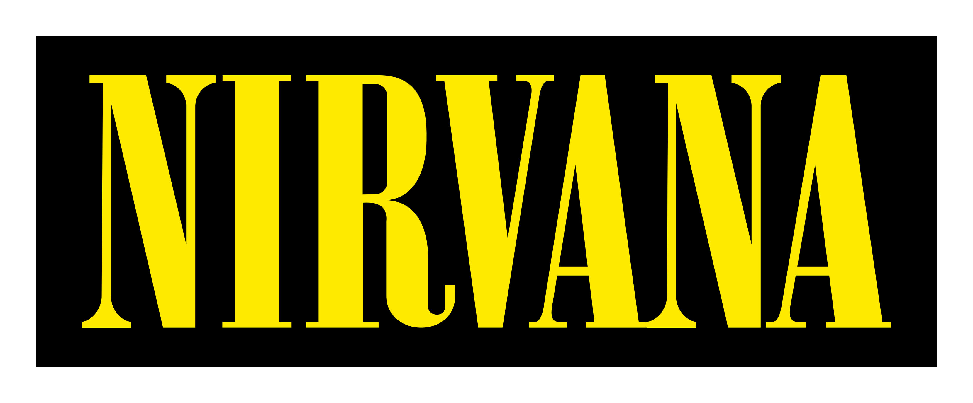 Nirvana logo on a transparent background
