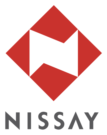 Nissay logo, horizontal version, on a transparent background