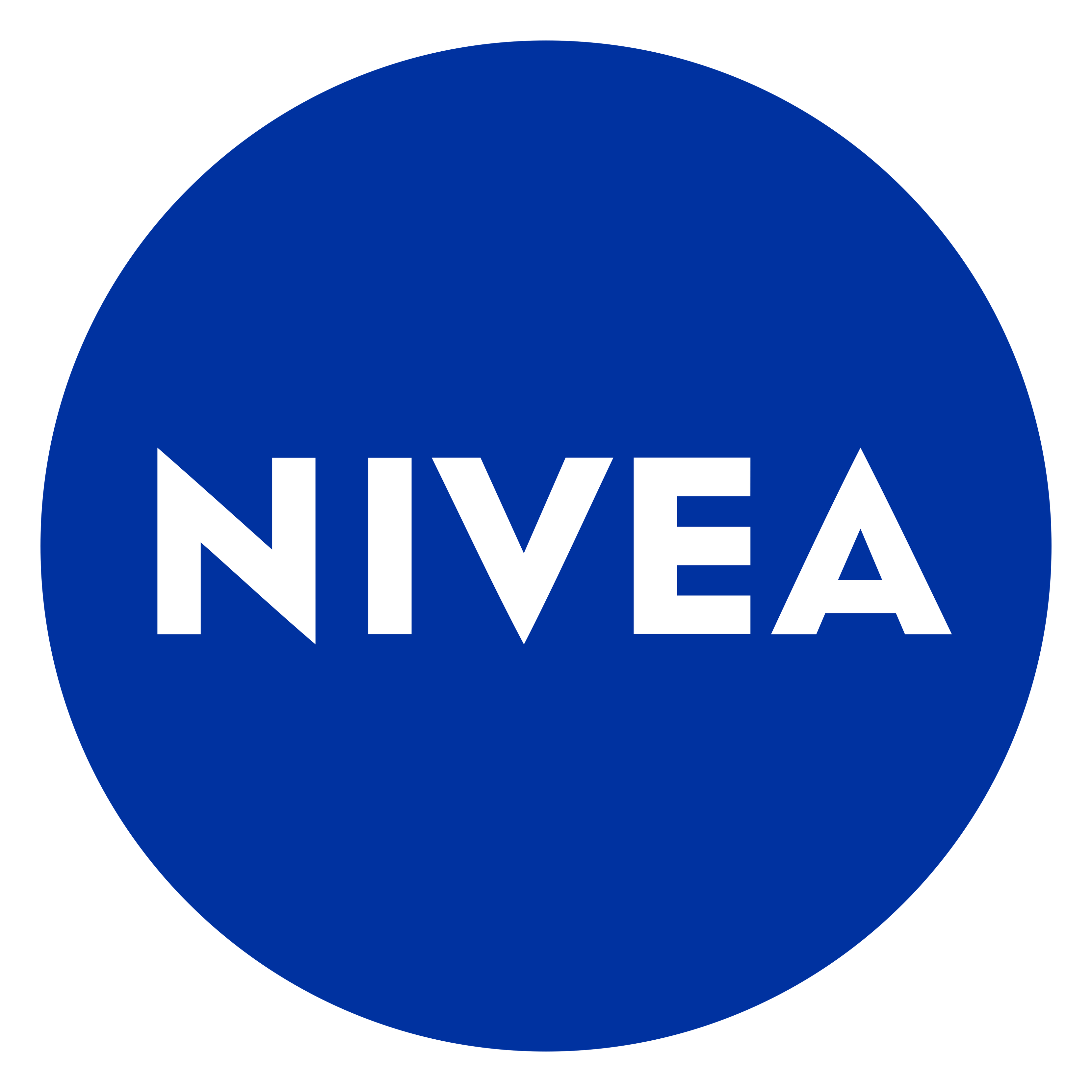 Nivea logo on a transparent background