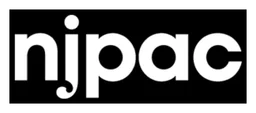 Njpac logo, black wordmark version, on a transparent background