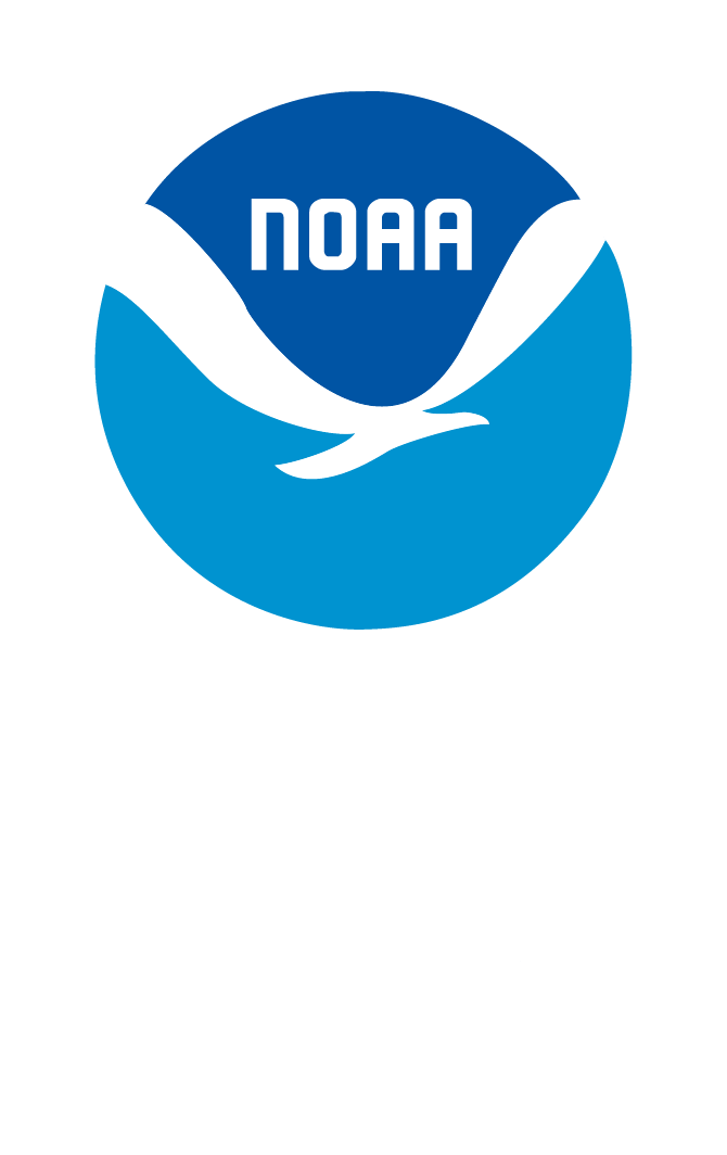 Noaa logo, horizontal version, on a transparent background