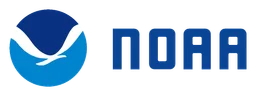 Noaa logo, wordmark version, on a transparent background