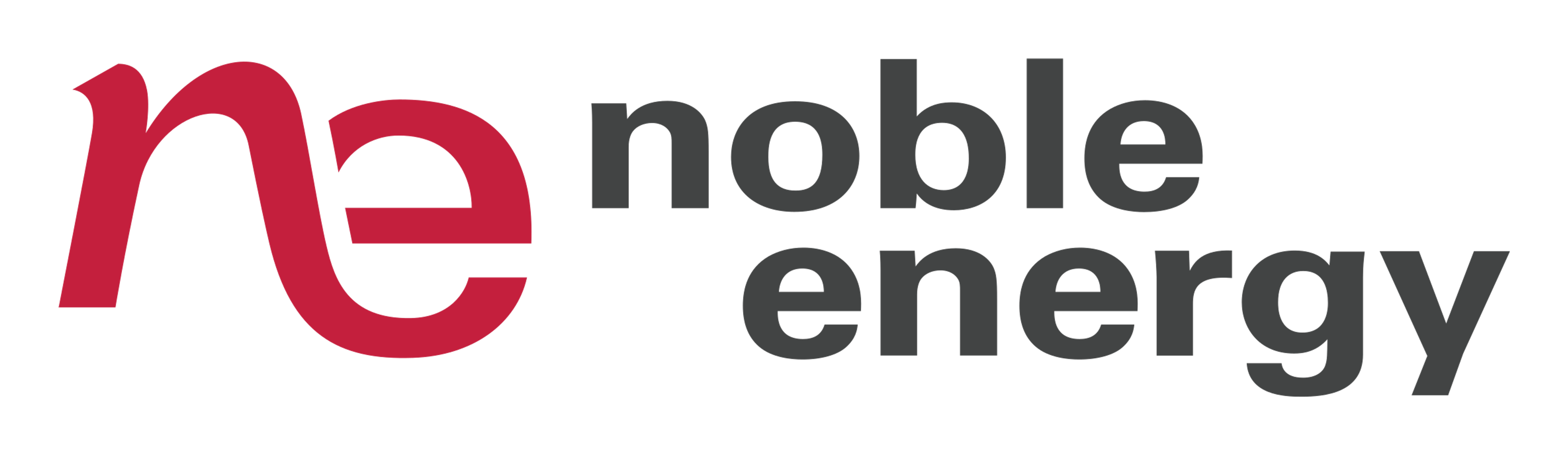 Noble Energy logo on a transparent background