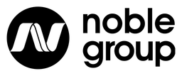Noble Group logo, black wordmark version, on a transparent background