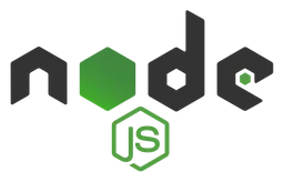 Node.js logo, horizontal version, on a transparent background