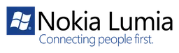 Nokia Lumia logo, wordmark version, on a transparent background