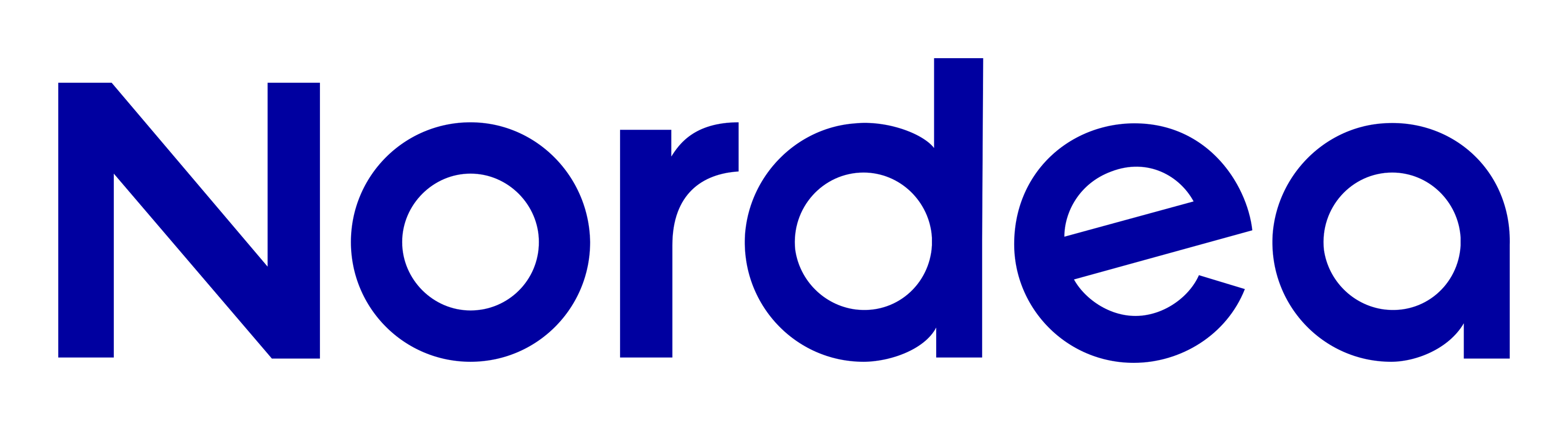 Nordea logo on a transparent background