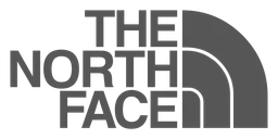 North Face logo, monochrome version, on a transparent background