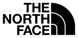 Northface logo, monochrome version, on a transparent background