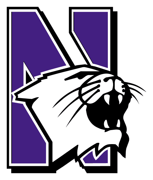 Northwestern University logo, icon version, on a transparent background