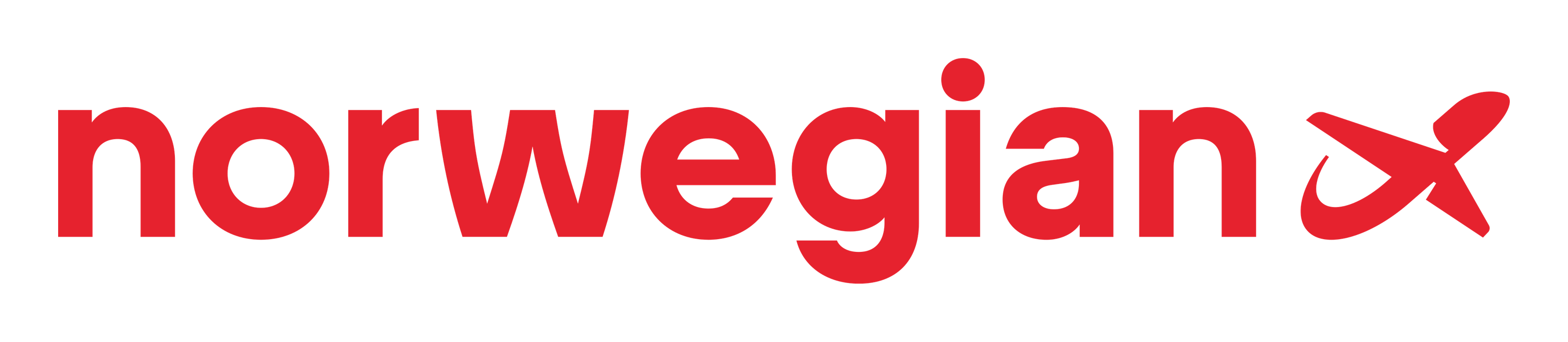 Norwegian logo on a transparent background