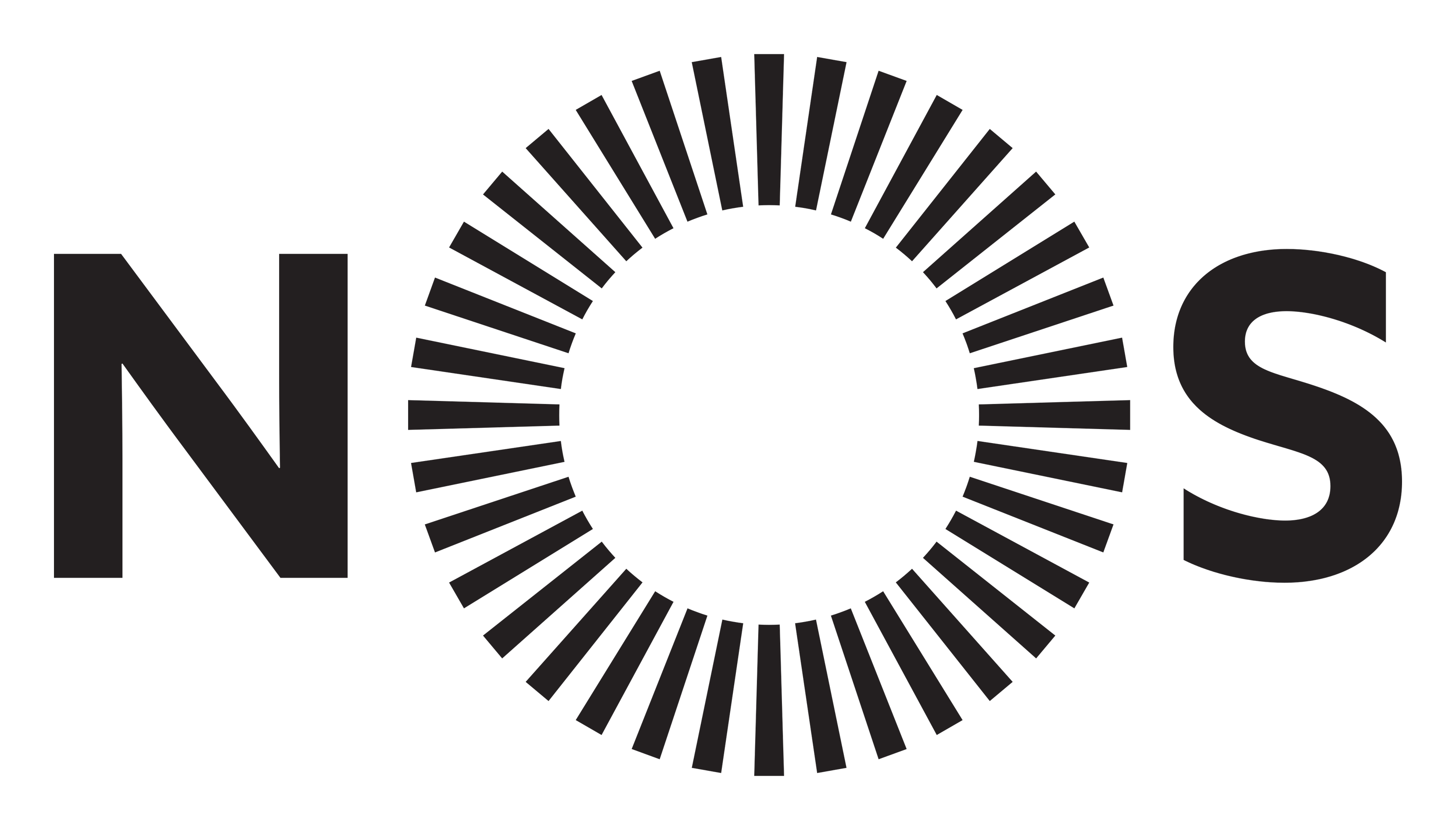 Nos logo on a transparent background