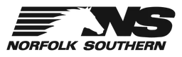 NS logo, black wordmark version, on a transparent background