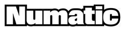 Numatic logo, black wordmark version, on a transparent background