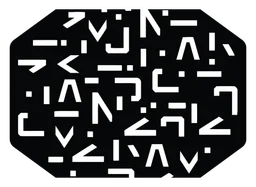 Numeraire logo, black version, on a transparent background