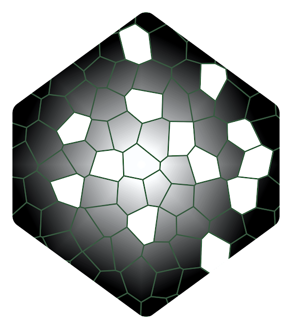 Numeraire logo, monochrome icon version, on a transparent background