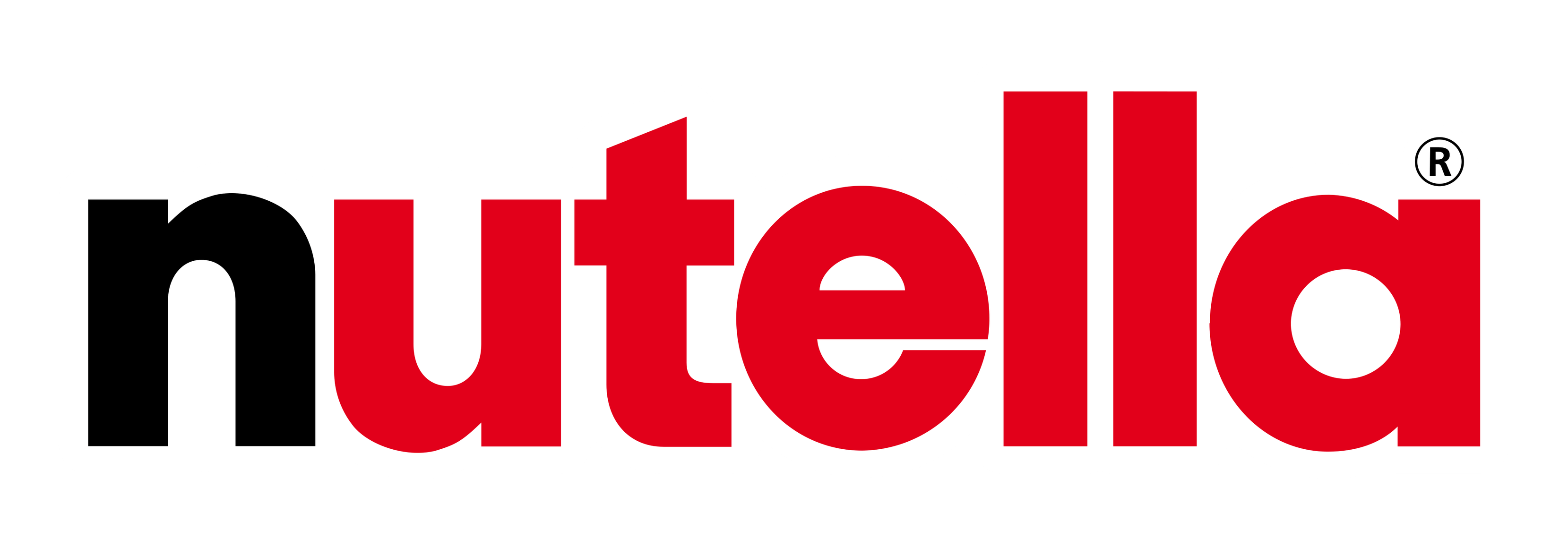 Nutella logo on a transparent background