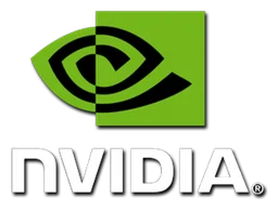 NVIDIA logo, horizontal version, on a transparent background