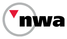 Nwa logo, black version, on a transparent background