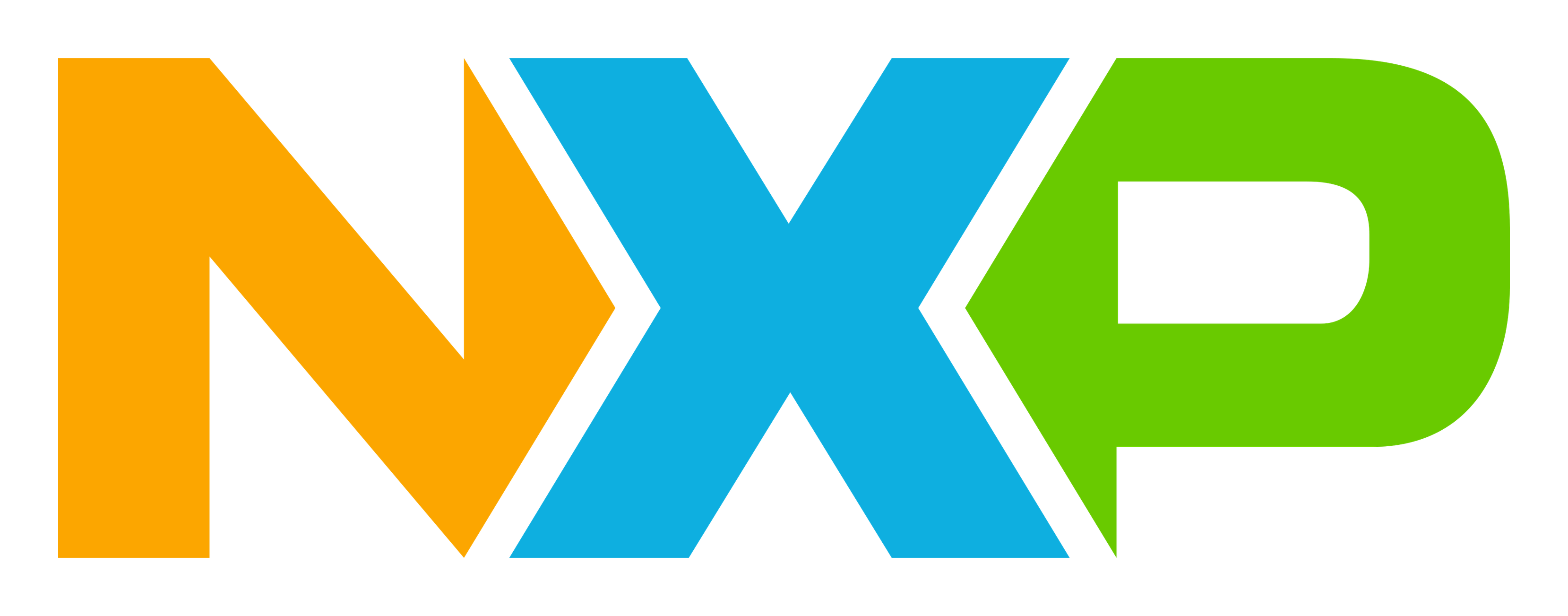 NXP logo on a transparent background