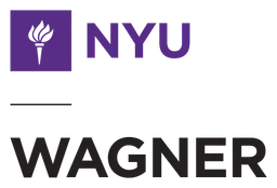Nyu logo, horizontal version, on a transparent background