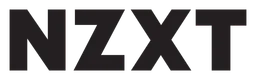 NZXT logo, black wordmark version, on a transparent background