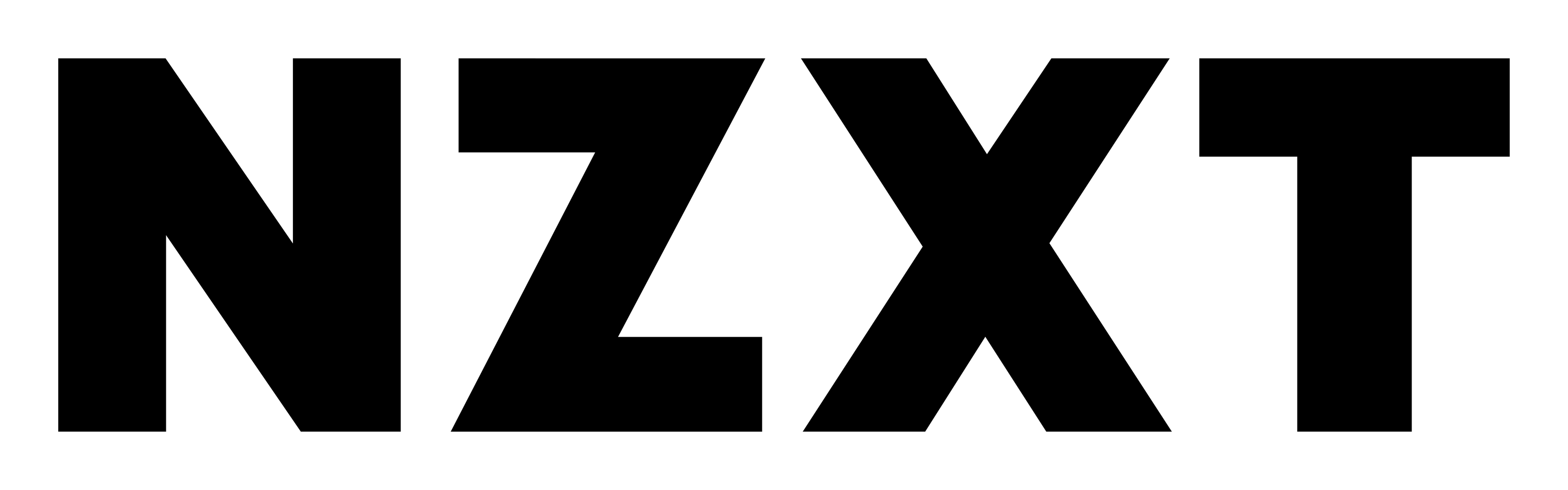 NZXT logo on a transparent background
