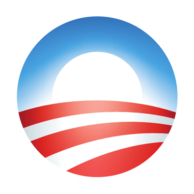 Obama logo on a transparent background
